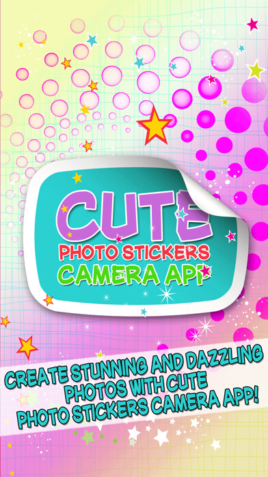 Emulate iPhone app Cute Photo Stickers Camera App – Picture Editor using MyAndroid