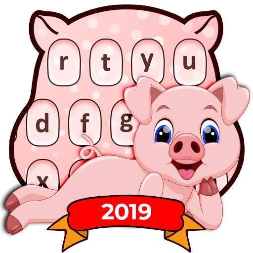Cute Piggy - Keyboard Theme