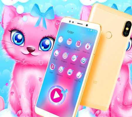 Emulate Android APK Cute Pink Cat Theme Emulate Android APK Cute Pink Cat Theme