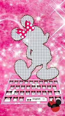 Emulate Android APK Cute Pink Minny Bowknot Keyboard tema wallpaper Emulate Android APK Cute Pink Minny Bowknot Keyboard tema wallpaper