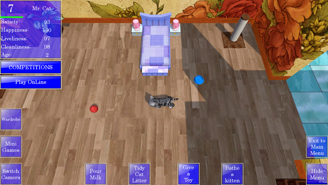 Emulate iPhone app Cute Pocket Cat 3D using MyAndroid Emulate iPhone app Cute Pocket Cat 3D using MyAndroid