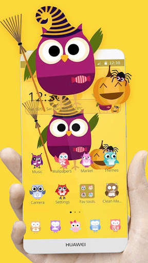 Emulate Android APK Cute Purple Owl Yellow Wallpaper Theme Emulate Android APK Cute Purple Owl Yellow Wallpaper Theme