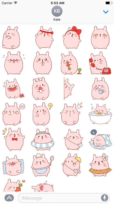 Emulate iPhone app Cute Rabbit 2 using MyAndroid Emulate iPhone app Cute Rabbit 2 using MyAndroid