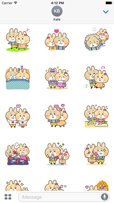 Emulate iPhone app Cute Rabbit Love Animated using MyAndroid Emulate iPhone app Cute Rabbit Love Animated using MyAndroid