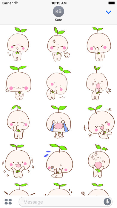Emulate iPhone app Cute Rabbit Tree Sticker using MyAndroid Emulate iPhone app Cute Rabbit Tree Sticker using MyAndroid