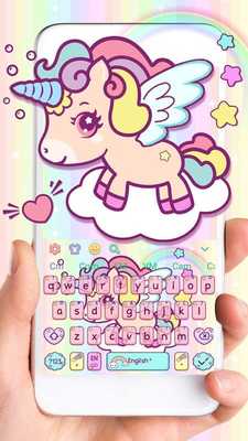 Emulate Android APK Cute Rainbow Unicorn Keyboard