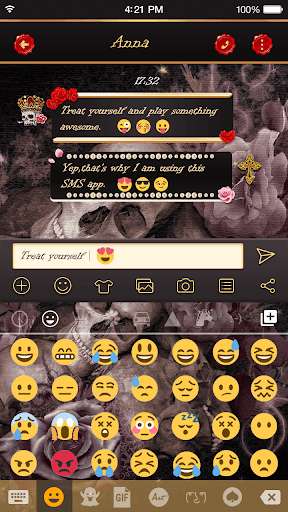 Emulate Android APK Cute Skull Emoji Keyboard Skin Emulate Android APK Cute Skull Emoji Keyboard Skin