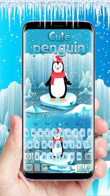 Emulate Android APK Cute Snow Penguin Keyboard Theme