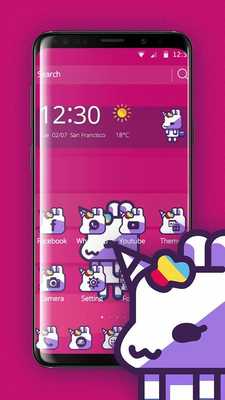 Emulate Android APK Cute Square Unicorn Theme Emulate Android APK Cute Square Unicorn Theme