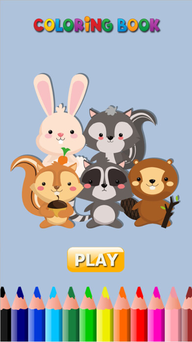 Emulate iPhone app Cute Squirrel & Rabbit - Game coloring book for me using MyAndroid Emulate iPhone app Cute Squirrel & Rabbit - Game coloring book for me using MyAndroid