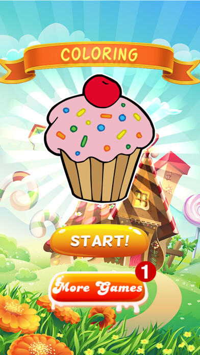 Emulate iPhone app Cute Tasty Cupcakes Coloring Book using MyAndroid Emulate iPhone app Cute Tasty Cupcakes Coloring Book using MyAndroid