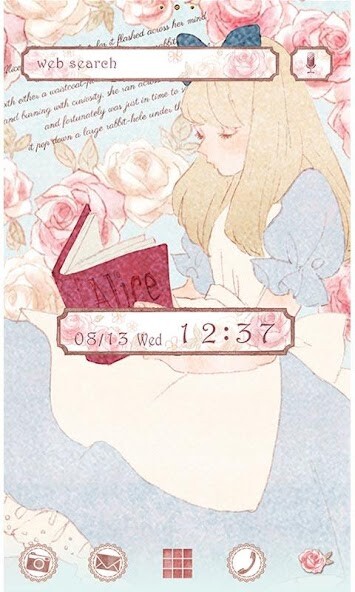 Emulate Android APK Cute Theme-Rosy Alice-