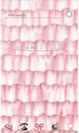 Emulate Android APK Cute Theme-Sparkly Frills-