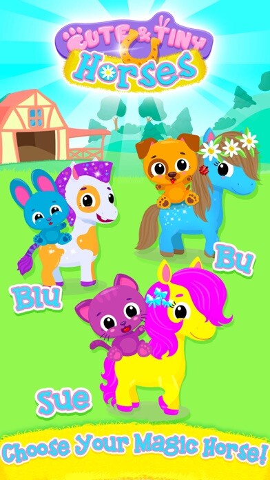 Emulate iPhone app Cute & Tiny Horses using MyAndroid