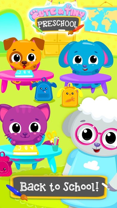 Emulate iPhone app Cute & Tiny Preschool using MyAndroid