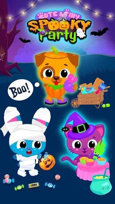 Emulate iPhone app Cute & Tiny Spooky Party using MyAndroid
