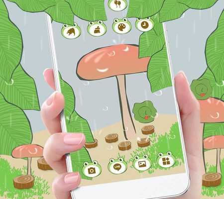 Emulate Android APK Cute Traveling Frog Theme
