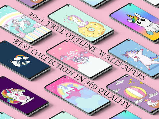 Run android online APK Cute Wallpaper: Unicorn from MyAndroid or emulate Cute Wallpaper: Unicorn using MyAndroid