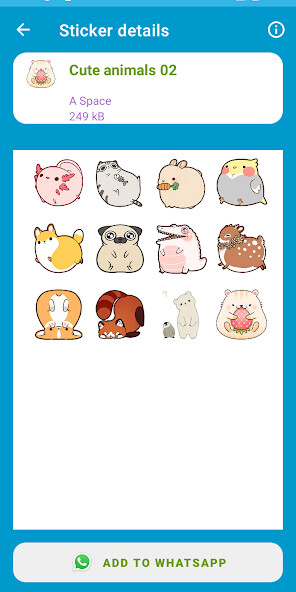 Run android online APK Cute WA Stickers-WAStickerApps from MyAndroid or emulate Cute WA Stickers-WAStickerApps using MyAndroid