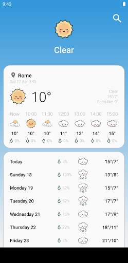 Run android online APK Cute Weather from MyAndroid or emulate Cute Weather using MyAndroid