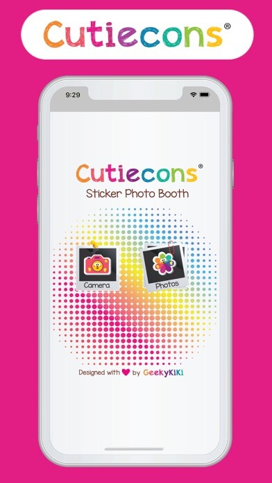Emulate iPhone app Cutiecon Photo Booth using MyAndroid