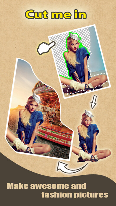 Emulate iPhone app Cut & Show Me In - Photo Blender Background Eraser using MyAndroid Emulate iPhone app Cut & Show Me In - Photo Blender Background Eraser using MyAndroid