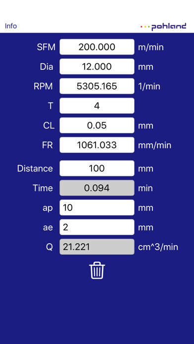 Emulate iPhone app CuttingCalc using MyAndroid Emulate iPhone app CuttingCalc using MyAndroid