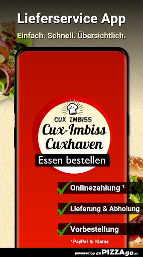 Run android online APK Cux-Imbiss Cuxhaven from MyAndroid or emulate Cux-Imbiss Cuxhaven using MyAndroid