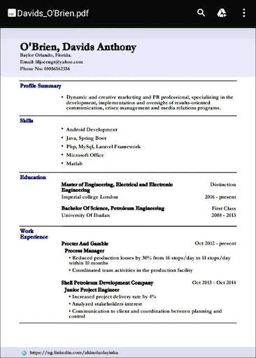 Run android online APK CV Builder for Smart Resumes from MyAndroid or emulate CV Builder for Smart Resumes using MyAndroid