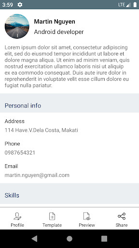 Run android online APK CVGEN from MyAndroid or emulate CVGEN using MyAndroid