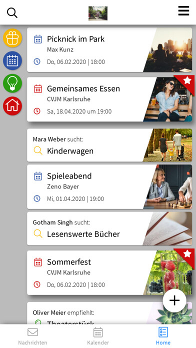Emulate iPhone app CVJM Karlsruhe using MyAndroid