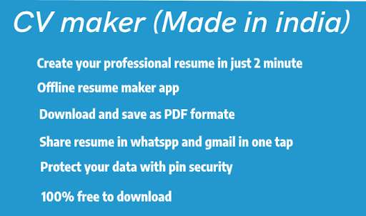 Run android online APK CV maker - Resume Builder (Made in India) from MyAndroid or emulate CV maker - Resume Builder (Made in India) using MyAndroid Run android online APK CV maker - Resume Builder (Made in India) from MyAndroid or emulate CV maker - Resume Builder (Made in India) using MyAndroid