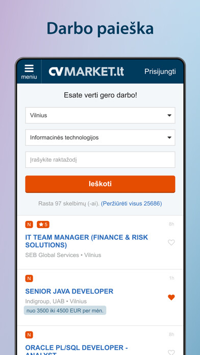 Emulate iPhone app CVMarket.lt using MyAndroid Emulate iPhone app CVMarket.lt using MyAndroid