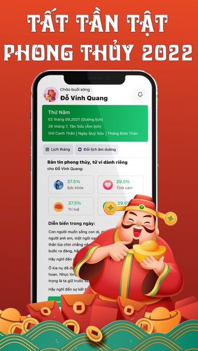 Emulate iPhone app Cố Vấn Phong Thuỷ using MyAndroid Emulate iPhone app Cố Vấn Phong Thuỷ using MyAndroid