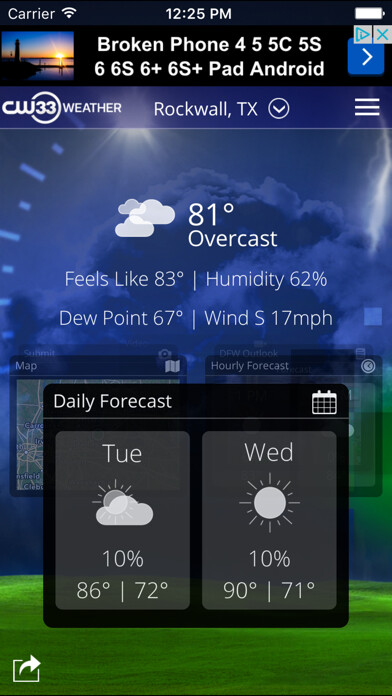 Run android online APK CW33 Dallas Texas Weather from MyAndroid or emulate CW33 Dallas Texas Weather using MyAndroid Run android online APK CW33 Dallas Texas Weather from MyAndroid or emulate CW33 Dallas Texas Weather using MyAndroid