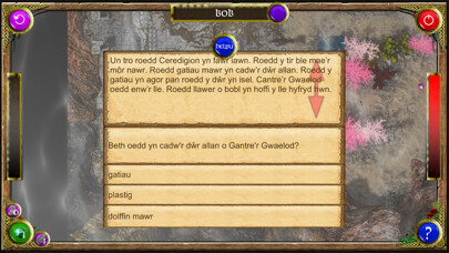 Emulate iPhone app Cwest Myrddin - Ail Iaith using MyAndroid