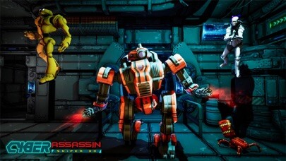 Emulate iPhone app Cyber Assassin-Sniper 3D using MyAndroid