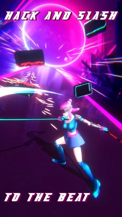 Emulate iPhone app Cyber Beat Ghost Slasher using MyAndroid Emulate iPhone app Cyber Beat Ghost Slasher using MyAndroid