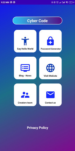 Run android online APK Cyber Code from MyAndroid or emulate Cyber Code using MyAndroid Run android online APK Cyber Code from MyAndroid or emulate Cyber Code using MyAndroid