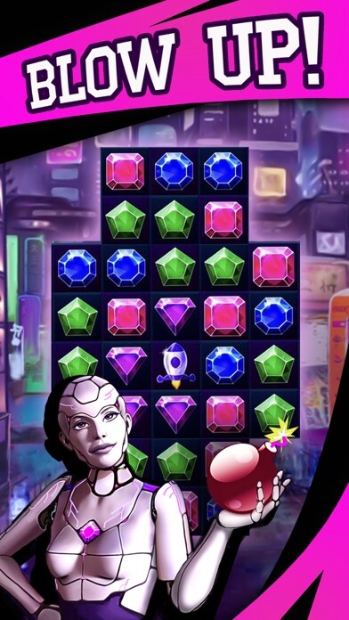 Emulate iPhone app Cyber Crush: Match 3 Game using MyAndroid Emulate iPhone app Cyber Crush: Match 3 Game using MyAndroid