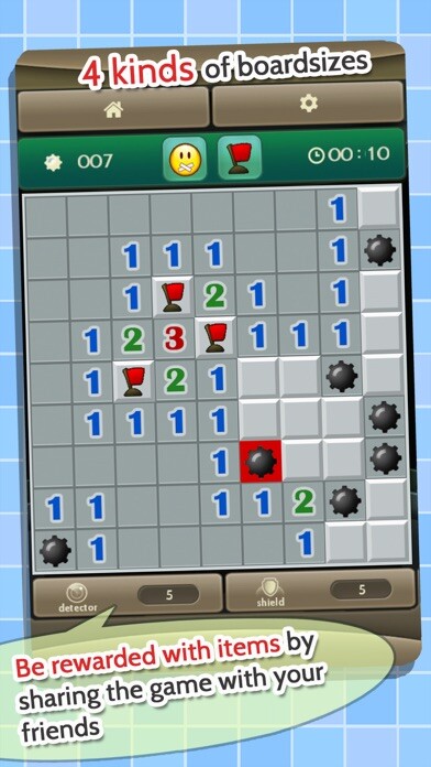 Emulate iPhone app Cyber Minesweeper using MyAndroid Emulate iPhone app Cyber Minesweeper using MyAndroid