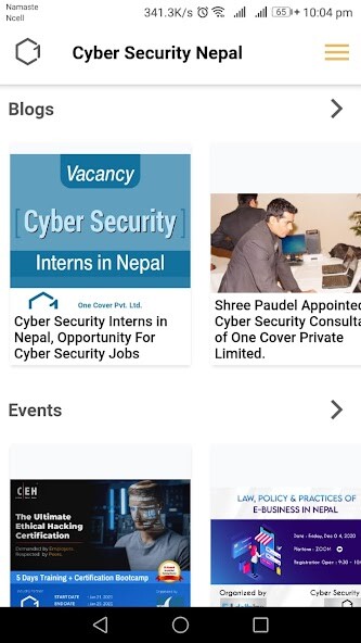 Run android online APK Cyber Security Nepal from MyAndroid or emulate Cyber Security Nepal using MyAndroid