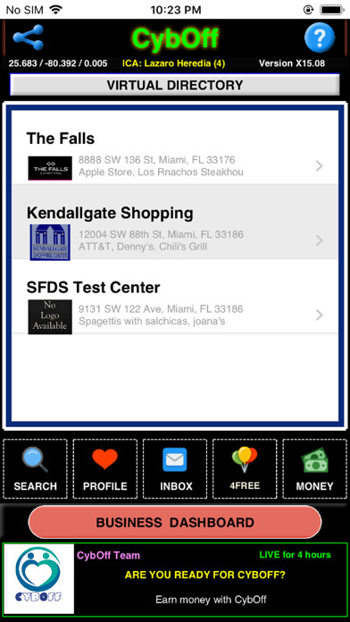 Emulate iPhone app CybOff using MyAndroid