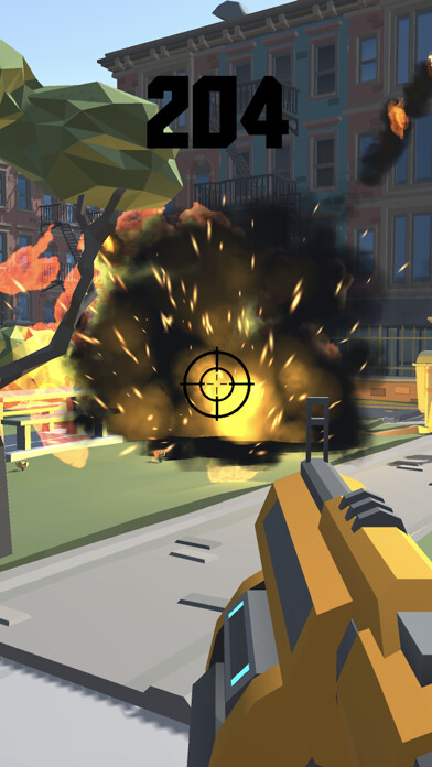 Emulate iPhone app Cyborg Invasion 3D using MyAndroid