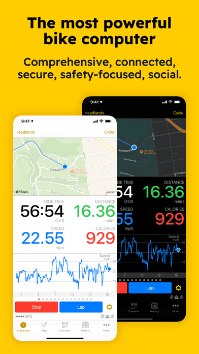 Emulate iPhone app Cyclemeter Bike Computer using MyAndroid Emulate iPhone app Cyclemeter Bike Computer using MyAndroid