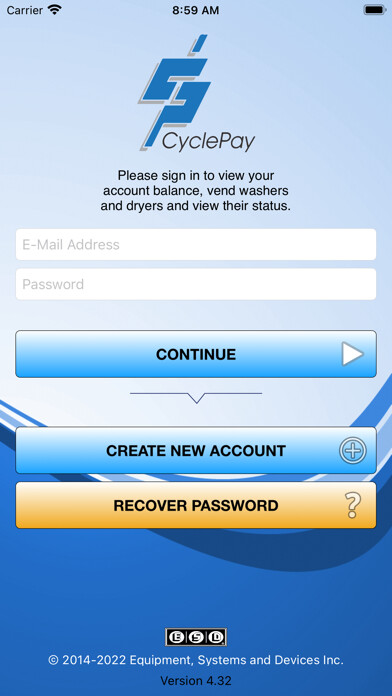 Emulate iPhone app CyclePay - Laundry App using MyAndroid Emulate iPhone app CyclePay - Laundry App using MyAndroid
