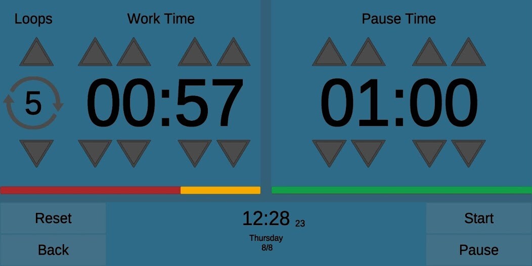 Run android online APK Cyclus Loop Timer: Exercise Workout Interval from MyAndroid or emulate Cyclus Loop Timer: Exercise Workout Interval using MyAndroid Run android online APK Cyclus Loop Timer: Exercise Workout Interval from MyAndroid or emulate Cyclus Loop Timer: Exercise Workout Interval using MyAndroid