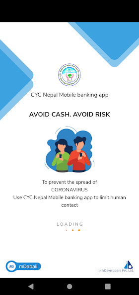 Run android online APK CYC Nepal Mobile banking app from MyAndroid or emulate CYC Nepal Mobile banking app using MyAndroid