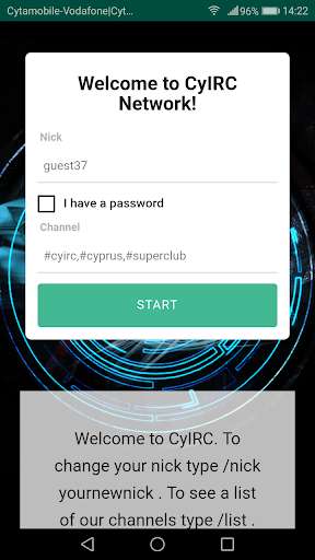 Emulate Android APK CyIRC