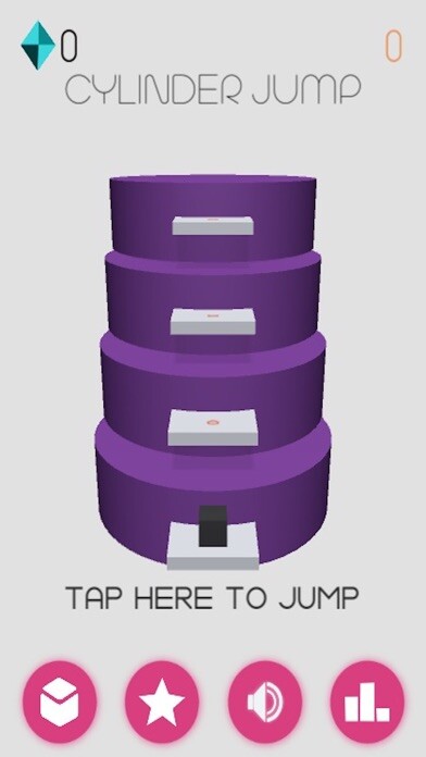 Emulate iPhone app Cylinder Jump using MyAndroid
